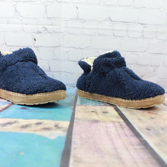 LL BEAN Pile Fleece Cozy Bootie Slippers Size 8 - Picture 2 of 9